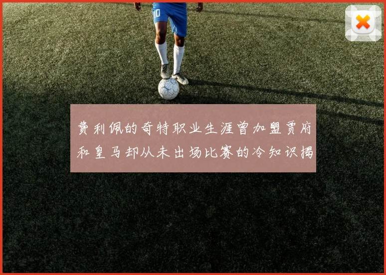 费利佩的奇特职业生涯曾加盟贾府和皇马却从未出场比赛的冷知识揭秘